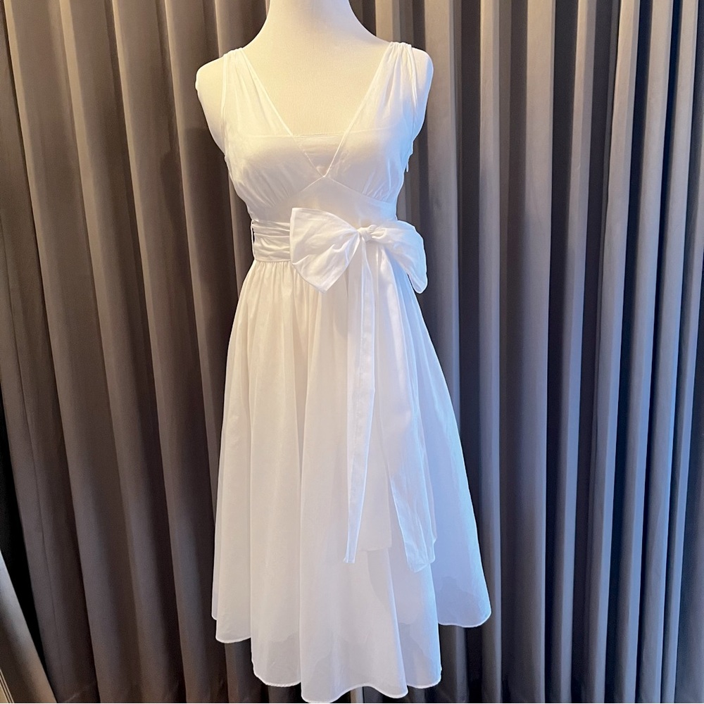 Crisp White Banana Republic Dress Size 0P